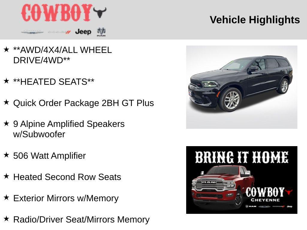used 2025 Dodge Durango car, priced at $43,694