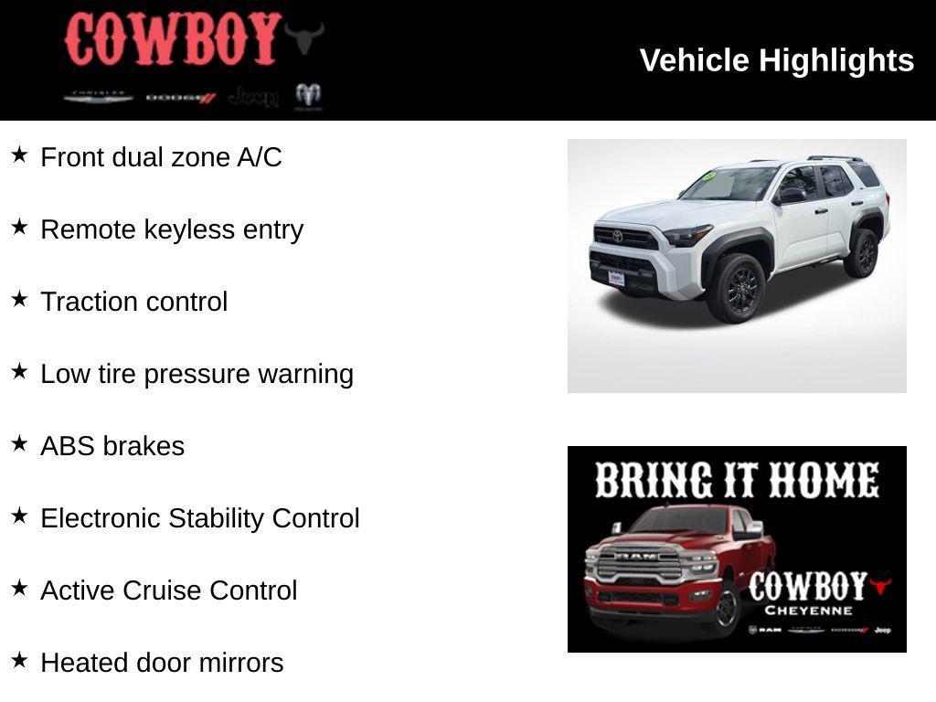 used 2025 Toyota 4Runner car, priced at $42,995