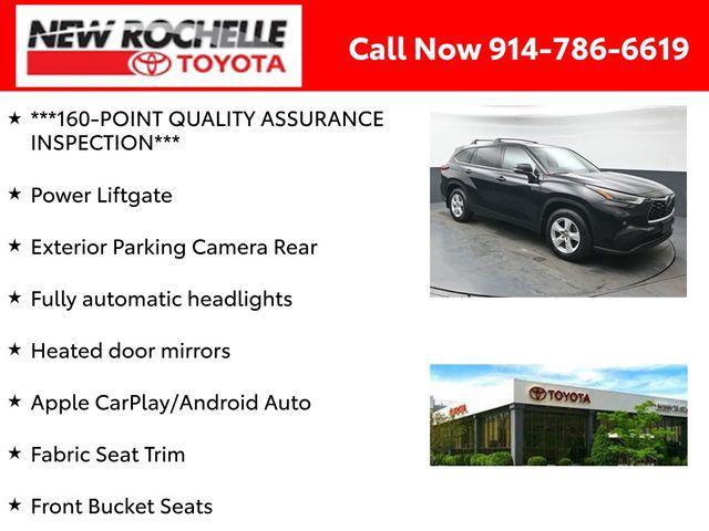 used 2022 Toyota Highlander car, priced at $32,436