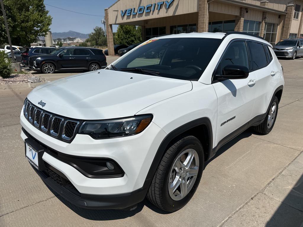 used 2023 Jeep Compass car, priced at $18,995