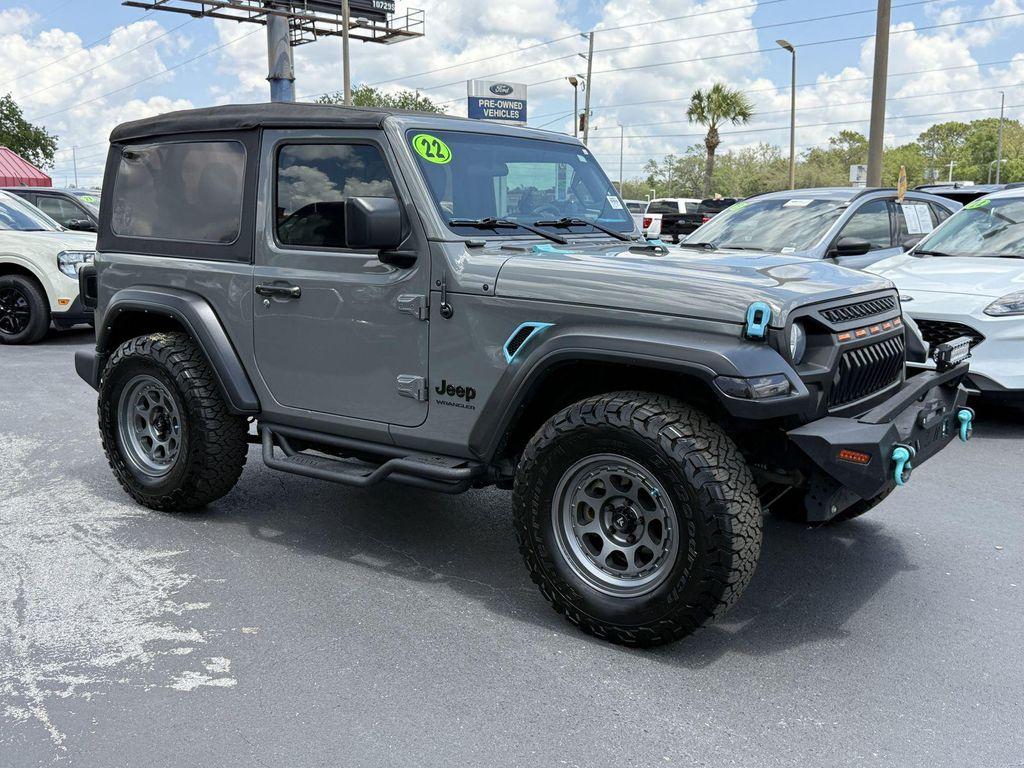 used 2022 Jeep Wrangler car, priced at $22,991