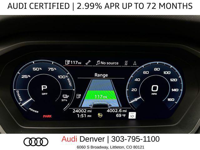 used 2024 Audi Q4 e-tron car, priced at $31,500
