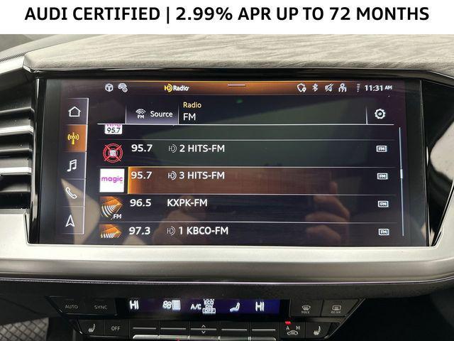 used 2024 Audi Q4 e-tron car, priced at $30,000
