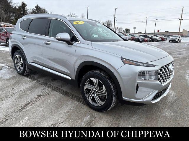 used 2021 Hyundai Santa Fe car, priced at $20,534