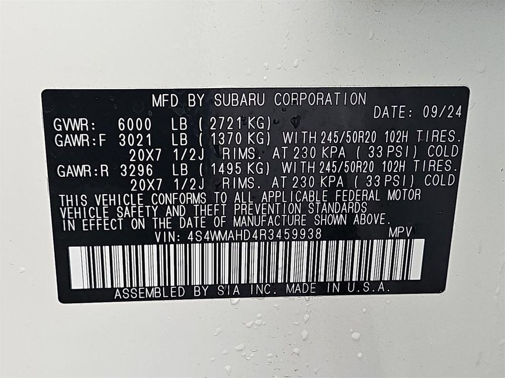 used 2024 Subaru Ascent car, priced at $38,000