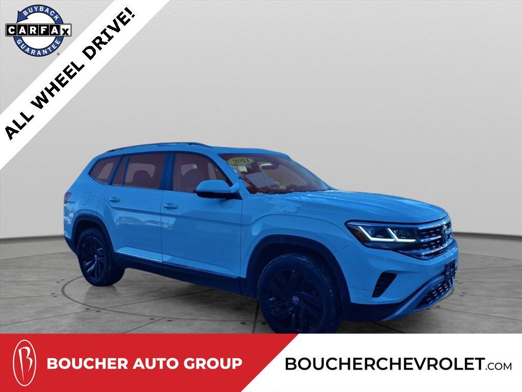 used 2021 Volkswagen Atlas car, priced at $18,944