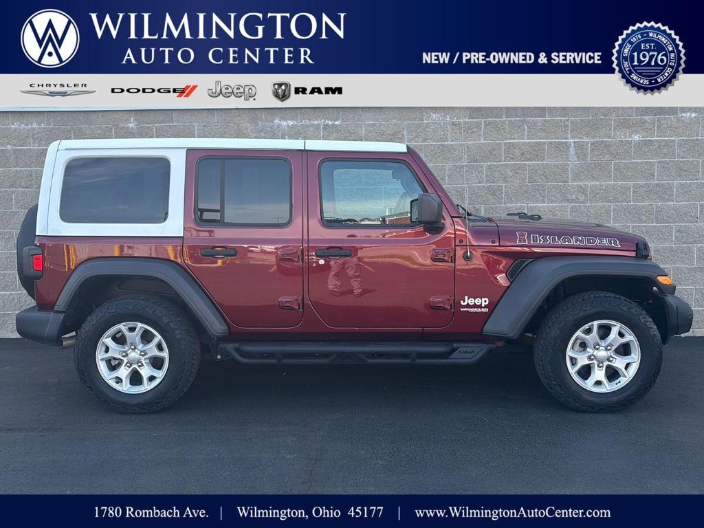 used 2021 Jeep Wrangler Unlimited car, priced at $28,490