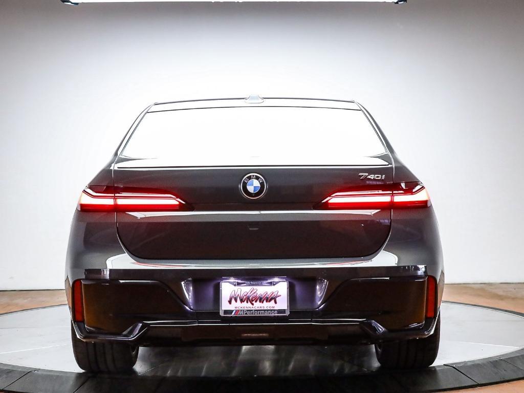 new 2026 BMW 740 car, priced at $106,575