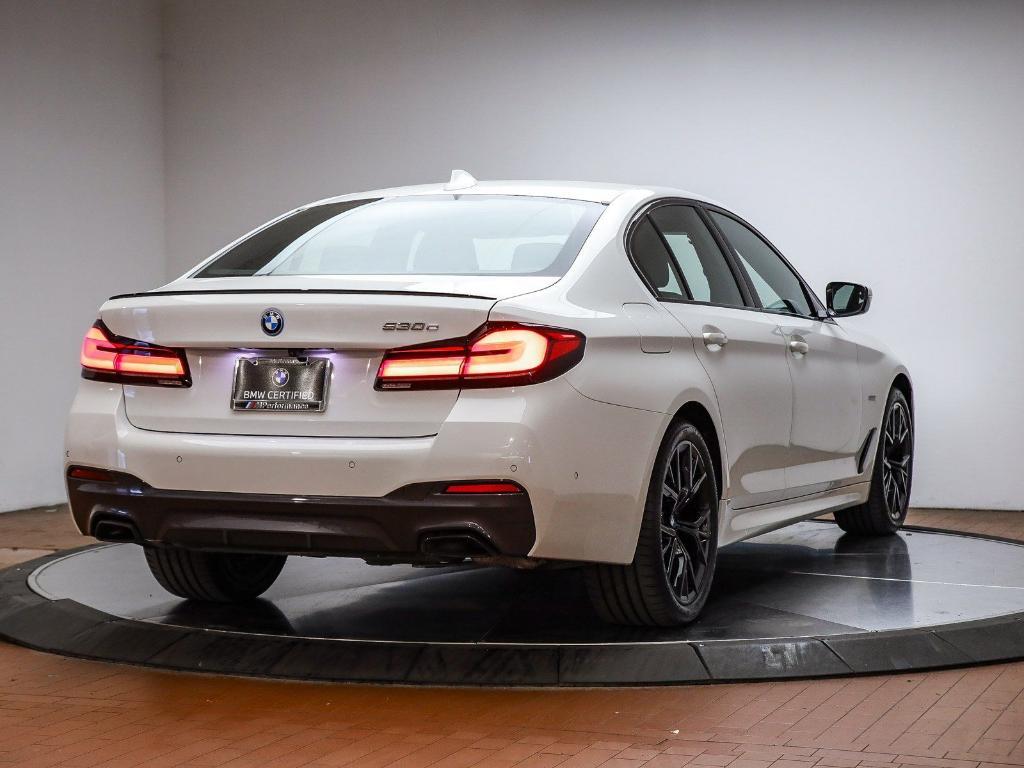 used 2023 BMW 530e car, priced at $33,593