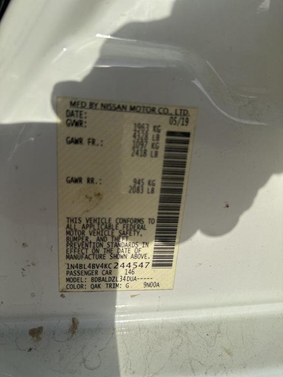 used 2019 Nissan Altima car, priced at $10,225