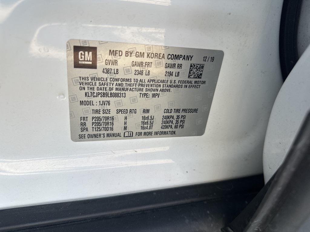 used 2020 Chevrolet Trax car, priced at $12,495