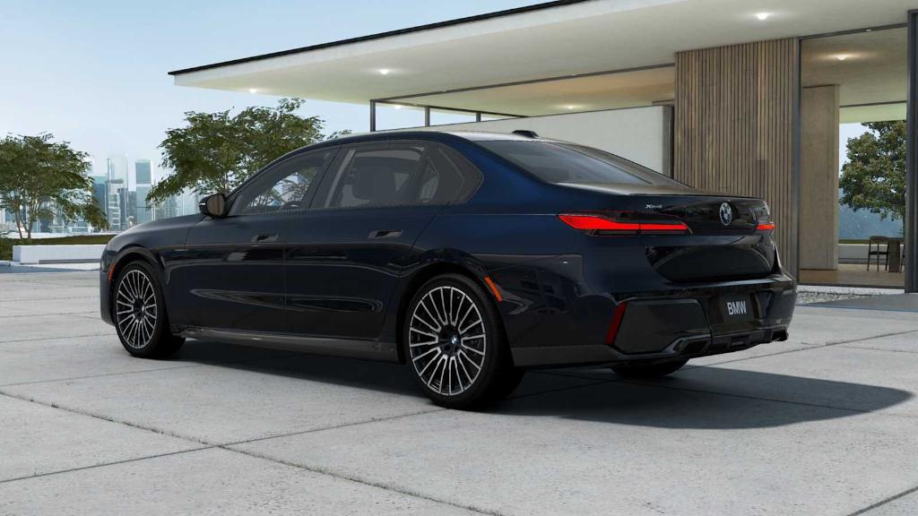 new 2025 BMW 740 car, priced at $110,175