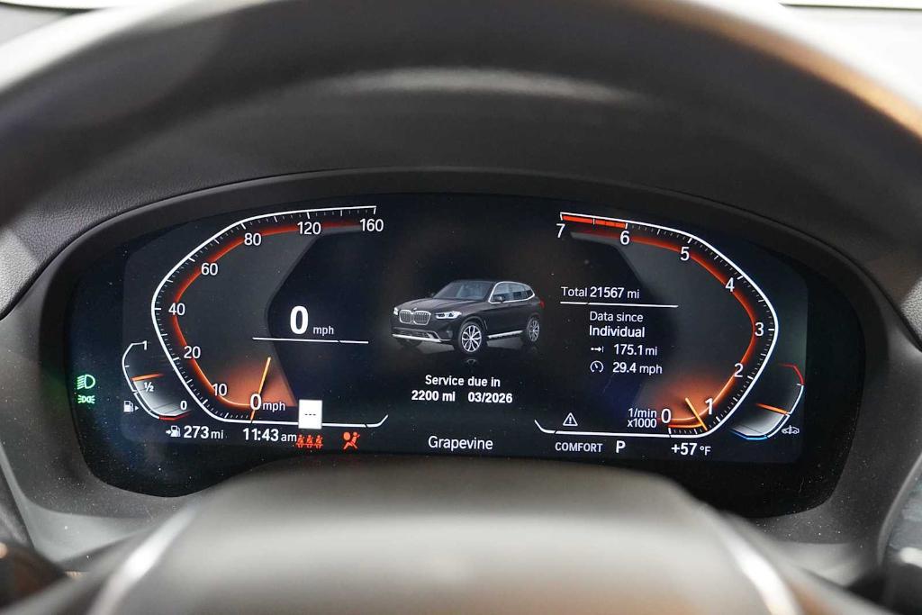 used 2022 BMW X3 car, priced at $32,987