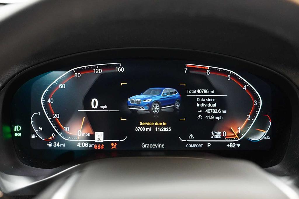 used 2023 BMW X3 car, priced at $31,656