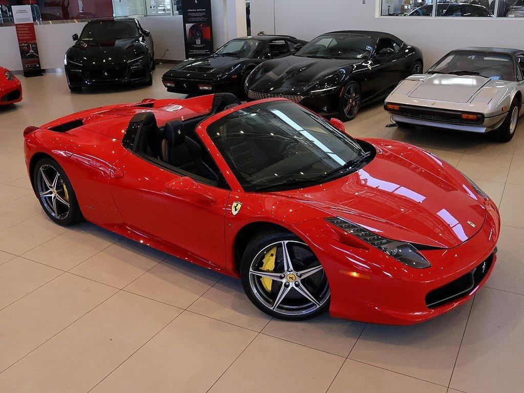 used 2015 Ferrari 458 Spider car, priced at $314,999