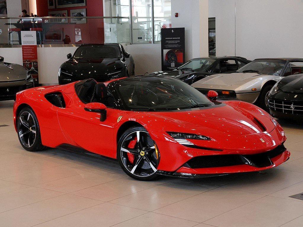 used 2022 Ferrari SF90 Spider car, priced at $579,999