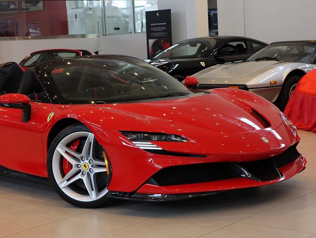 used 2023 Ferrari SF90 Spider car, priced at $619,999