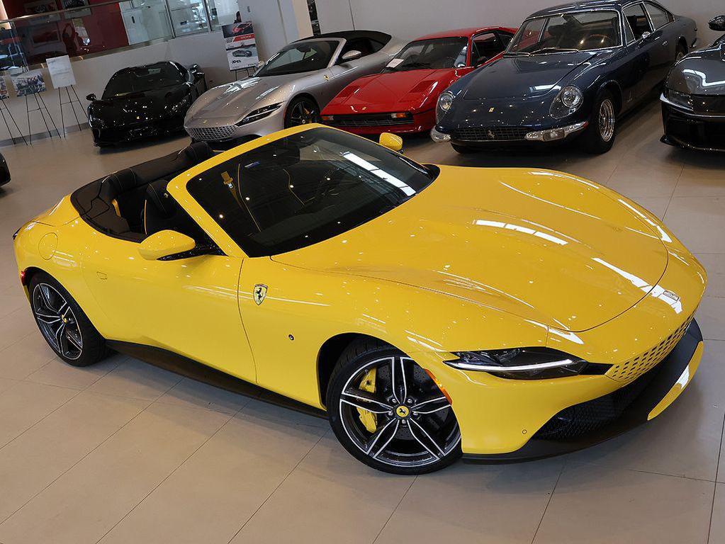 used 2025 Ferrari Roma Spider car, priced at $319,999