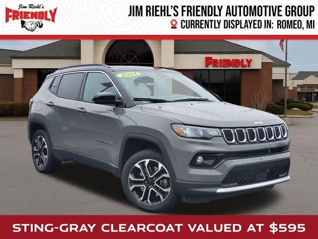 used 2024 Jeep Compass car, priced at $25,221