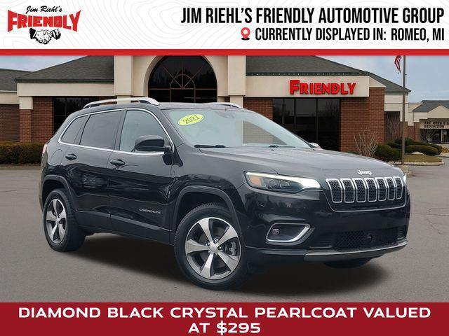 used 2021 Jeep Cherokee car, priced at $20,184