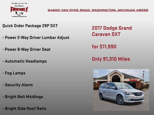 used 2017 Dodge Grand Caravan car, priced at $11,990