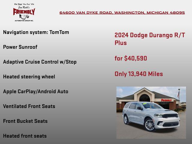 used 2024 Dodge Durango car, priced at $40,590