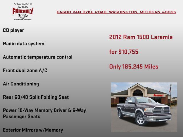 used 2012 Ram 1500 car, priced at $10,755