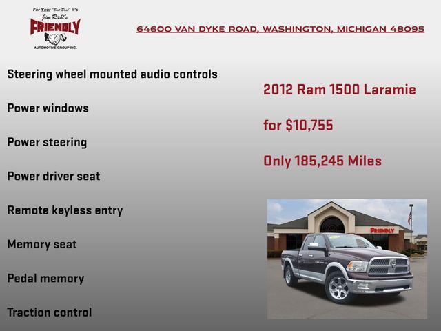 used 2012 Ram 1500 car, priced at $10,755