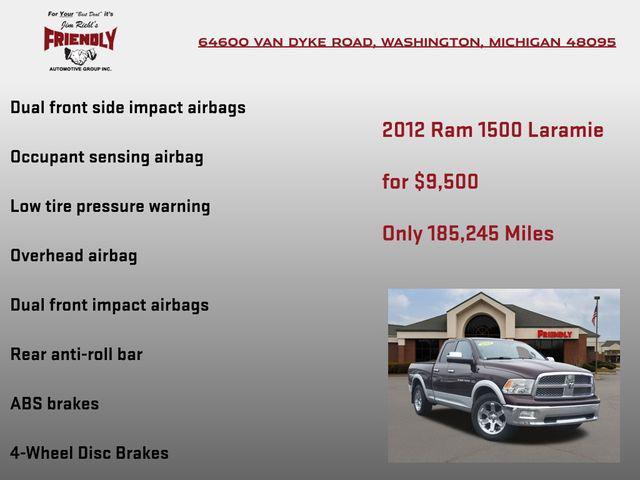 used 2012 Ram 1500 car, priced at $9,500