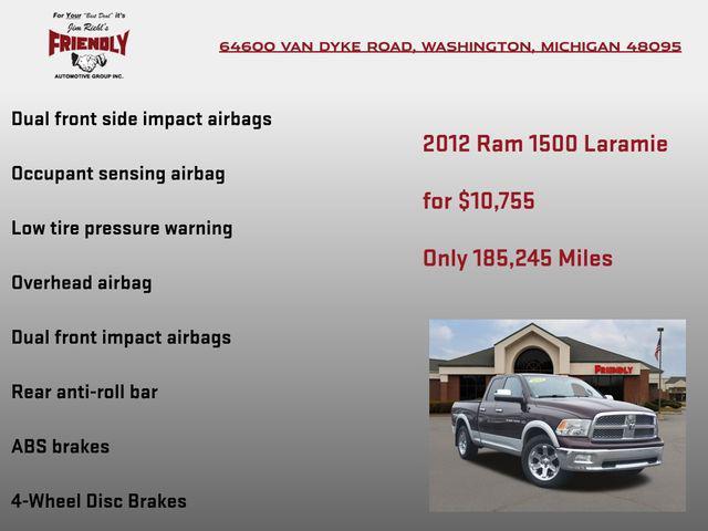 used 2012 Ram 1500 car, priced at $10,755