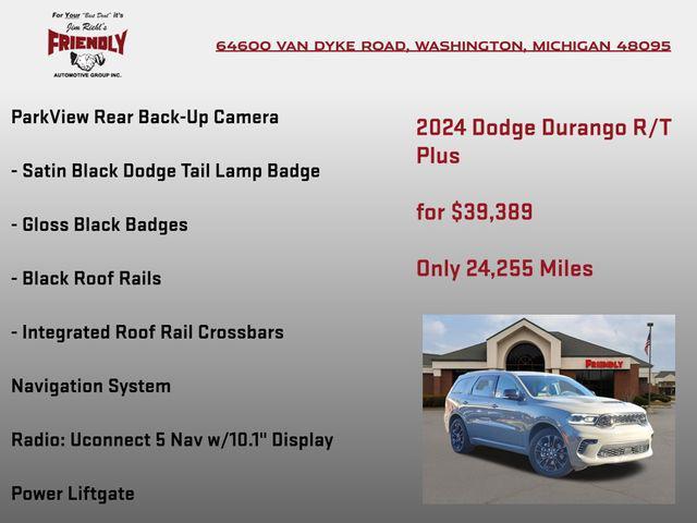 used 2024 Dodge Durango car, priced at $39,389