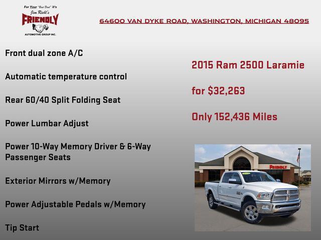 used 2015 Ram 2500 car, priced at $32,263