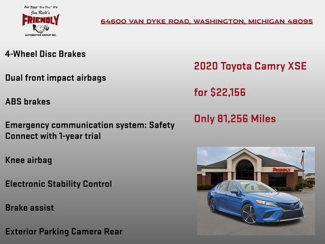 used 2020 Toyota Camry car, priced at $22,156