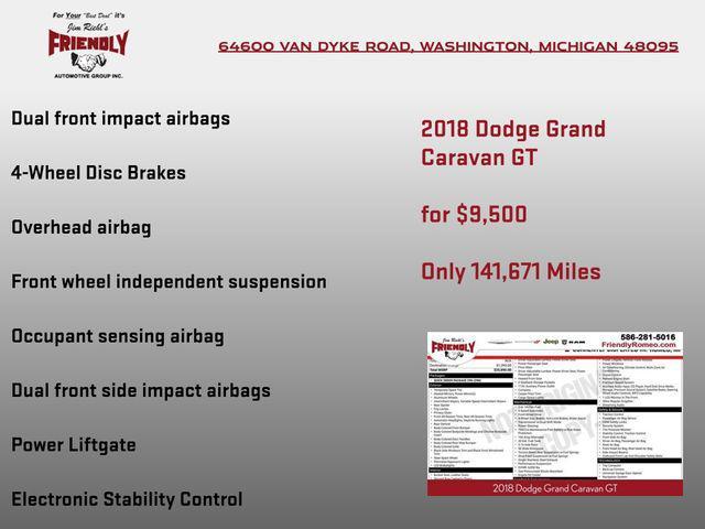 used 2018 Dodge Grand Caravan car, priced at $9,500