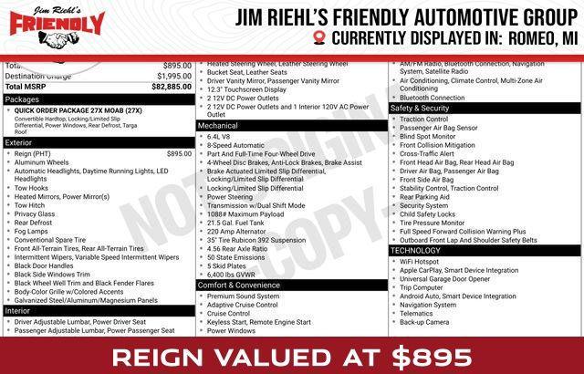 new 2026 Jeep Wrangler car, priced at $77,279