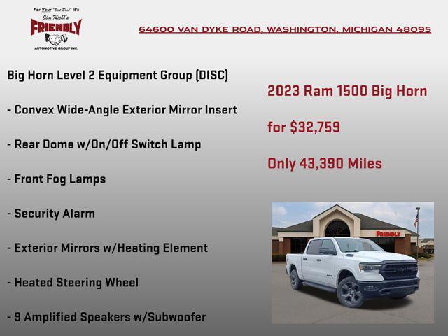 used 2023 Ram 1500 car, priced at $32,759