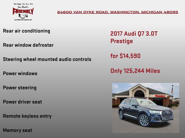 used 2017 Audi Q7 car, priced at $14,590