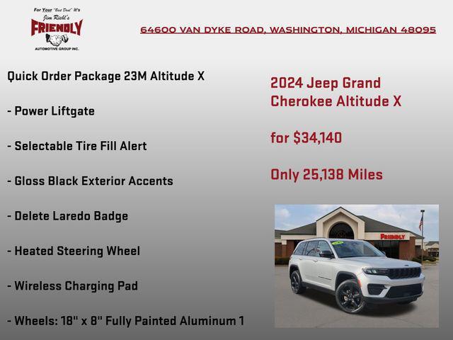 used 2024 Jeep Grand Cherokee car, priced at $34,140