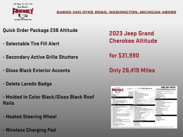 used 2023 Jeep Grand Cherokee car, priced at $31,990