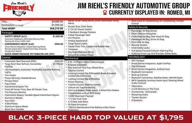 used 2025 Jeep Wrangler 4xe car, priced at $33,899