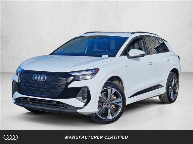 used 2024 Audi Q4 e-tron car, priced at $28,895
