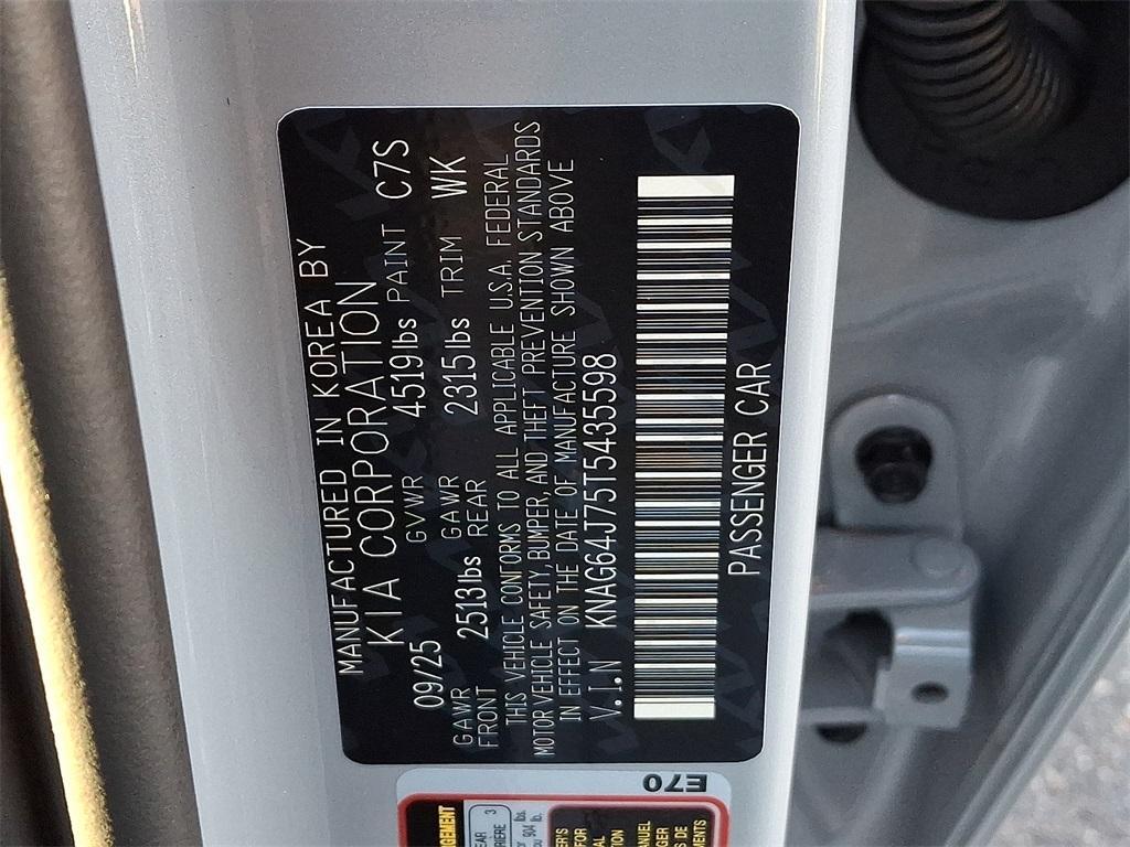 new 2026 Kia K5 car, priced at $34,525