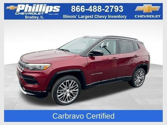 used 2022 Jeep Compass car, priced at $23,299