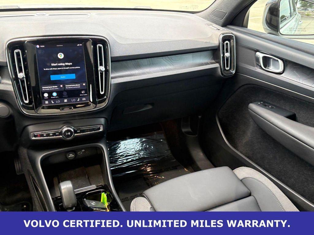 used 2023 Volvo C40 Recharge Pure Electric car, priced at $25,850