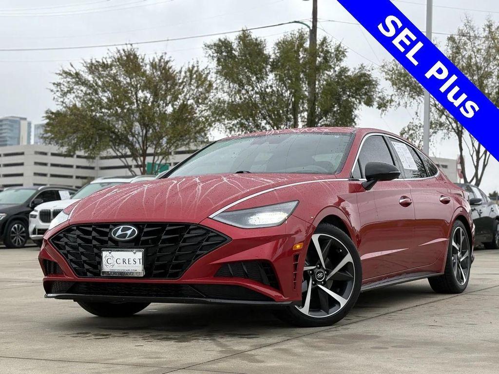 used 2021 Hyundai Sonata car, priced at $17,200