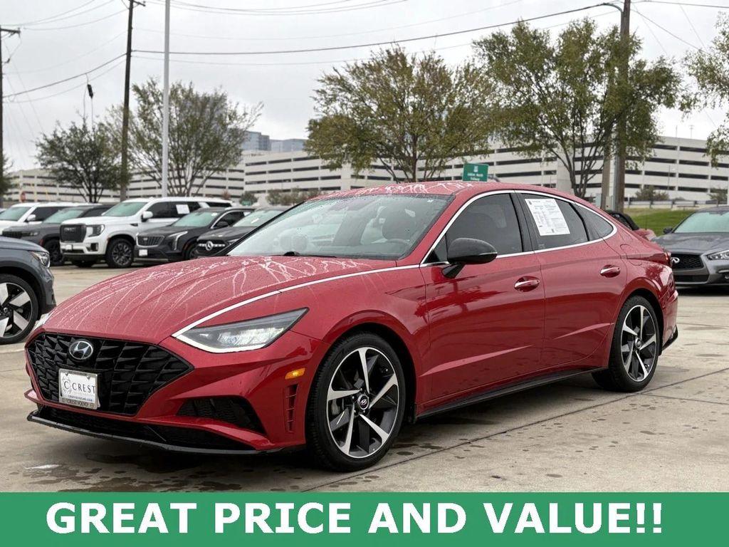 used 2021 Hyundai Sonata car, priced at $17,000