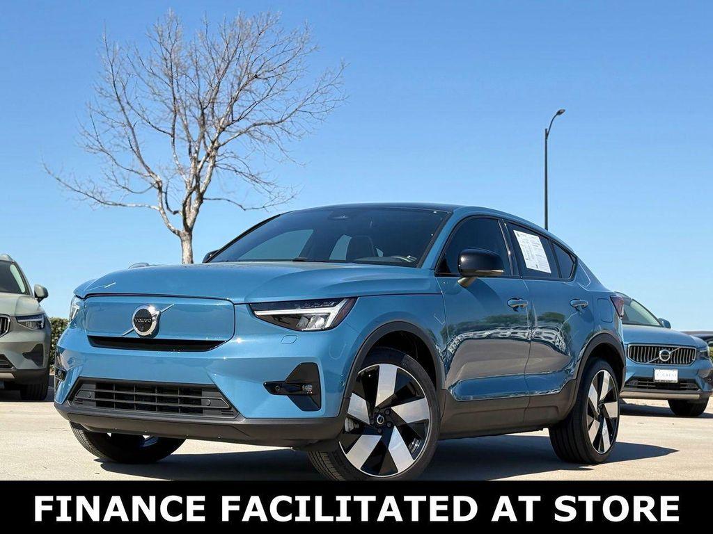 used 2023 Volvo C40 Recharge Pure Electric car, priced at $27,800