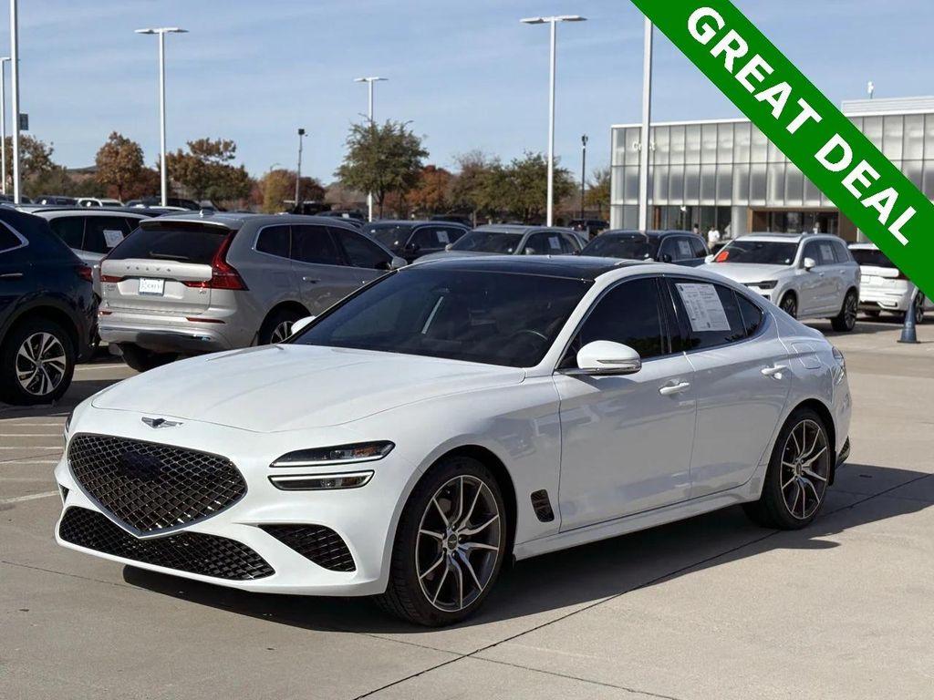 used 2022 Genesis G70 car, priced at $28,800