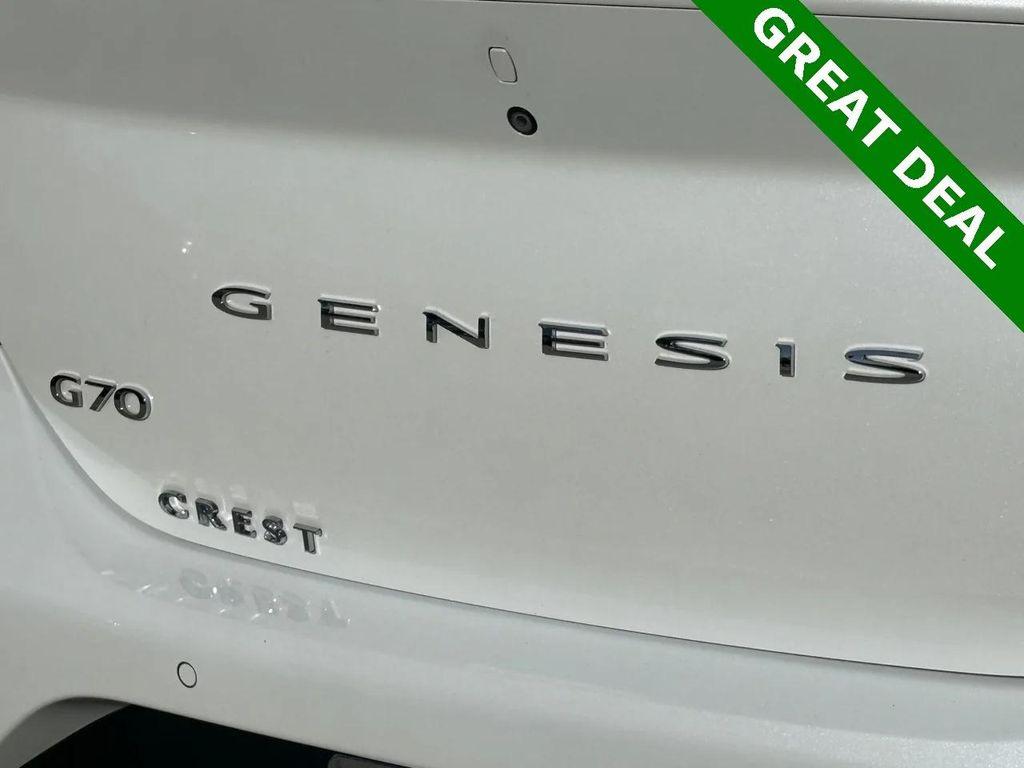 used 2022 Genesis G70 car, priced at $28,800