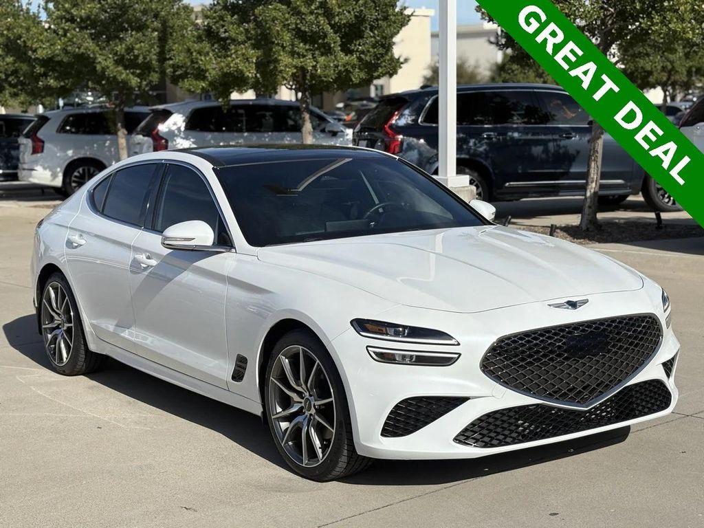 used 2022 Genesis G70 car, priced at $28,800